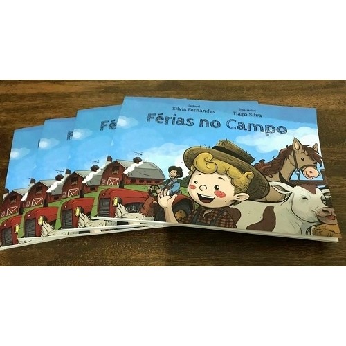Férias no Campo autor Silvia Fernandes, Tiago Silva (ilusttrador)