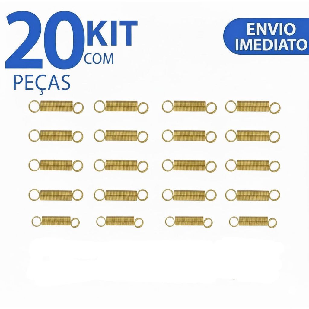 Combo 20 Molas Vara De Suspensão Lavadora Electrolux 6 A 15kg Ou Kit 10 Molas