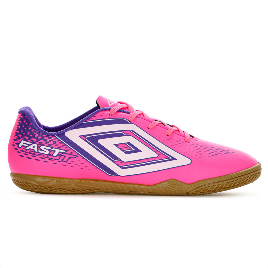 Chuteira Umbro Futsal Fast II Rosa Roxo e Branco - Masculino em Oferta na Shopee