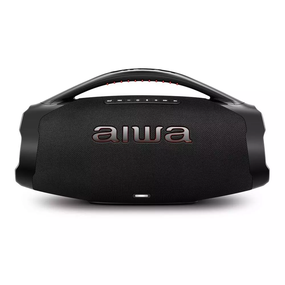 Caixa de Som Boombox AIWA - Bluetooth, 3 vias, IP66, AWS-BBS-01-B