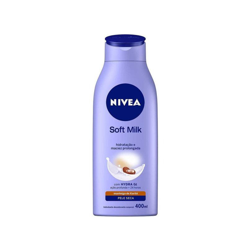 Loção Hidratante Nivea Soft Milk Pele Seca 400ml