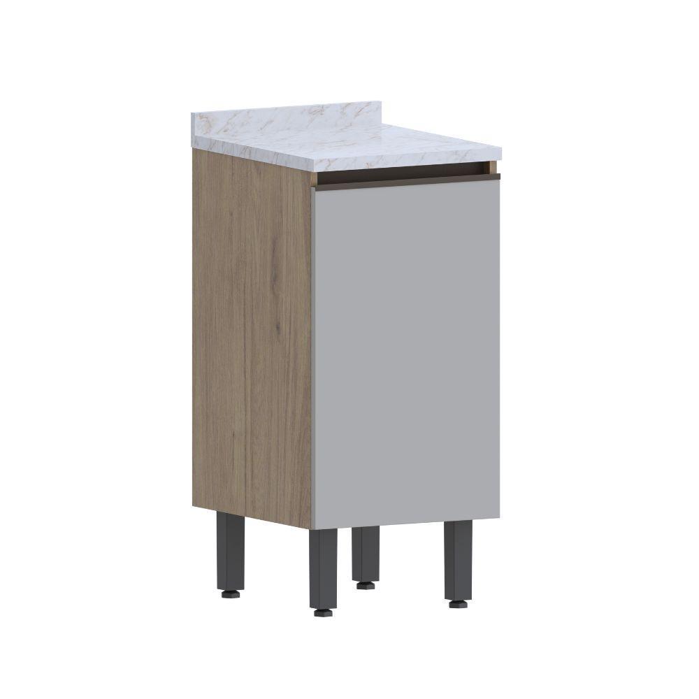 Balcão de Madeira com Tampo 1 Porta Urbana Bertolini