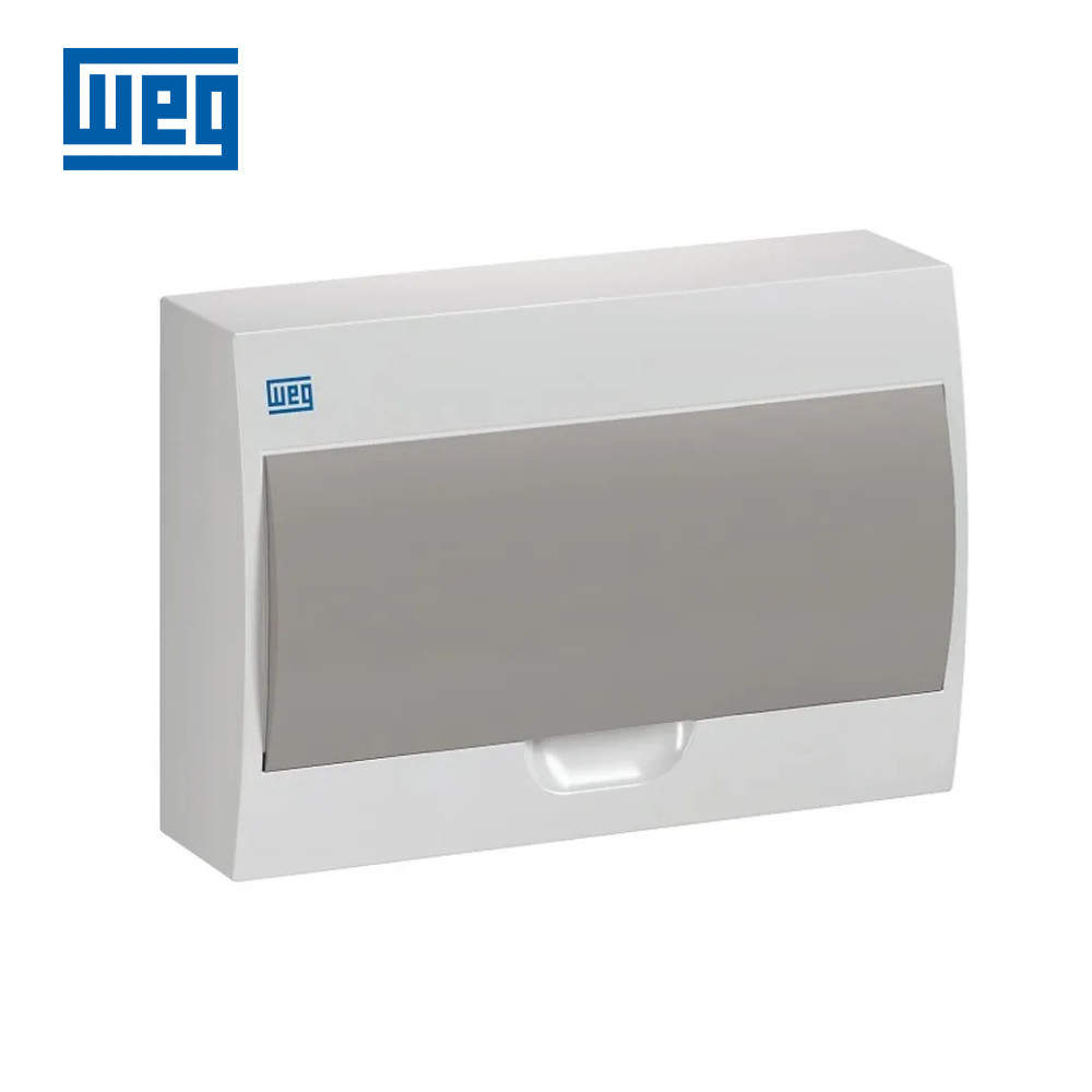 QUADRO DE DISTRIBUIÇÃO WEG QDW02-12-BS DE SOBREPOR PARA ATÉ 12 DISJUNTORES