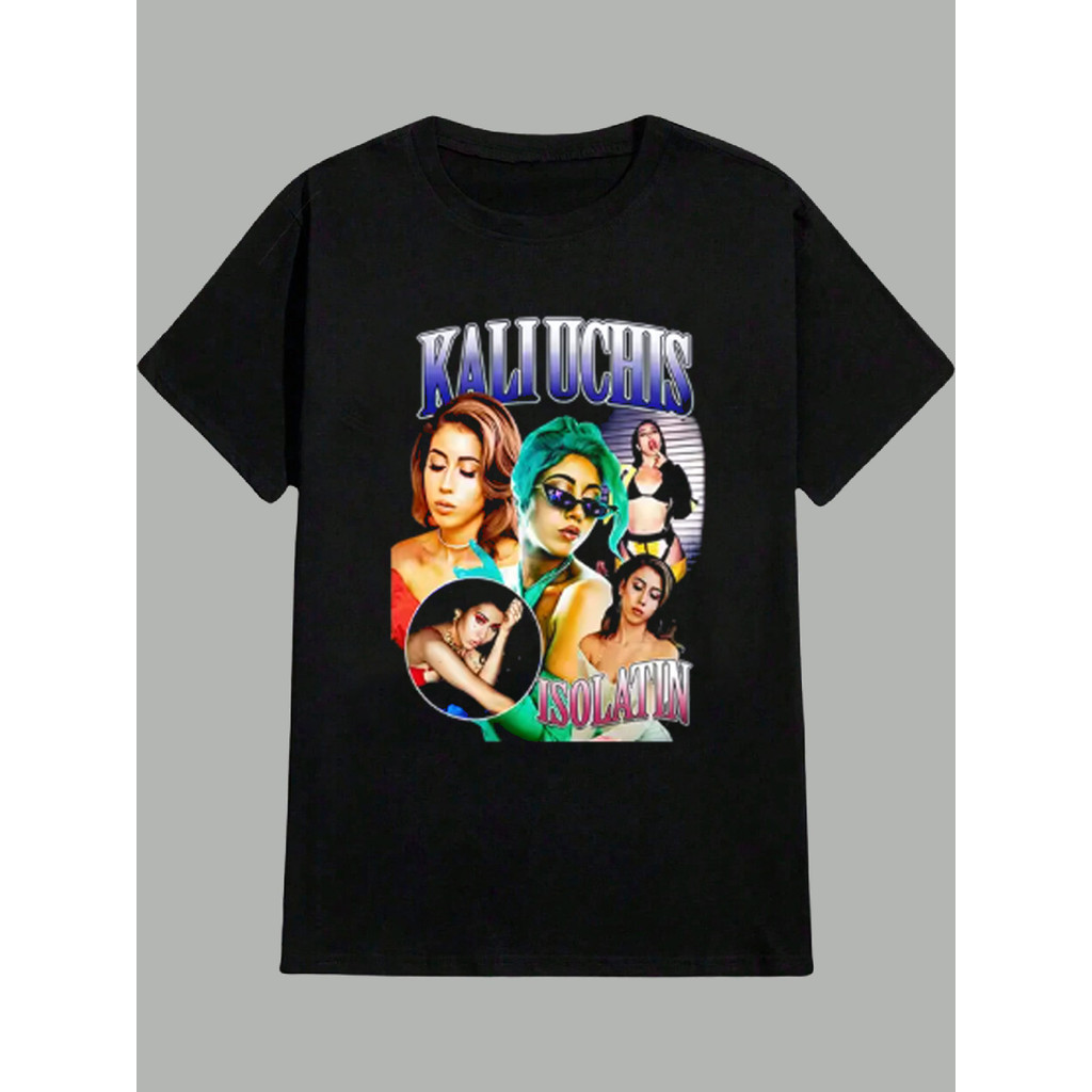 Camiseta Cantora Pop Kali Uchis Camisa 100% Algodão Lançamento - Envio Rápido