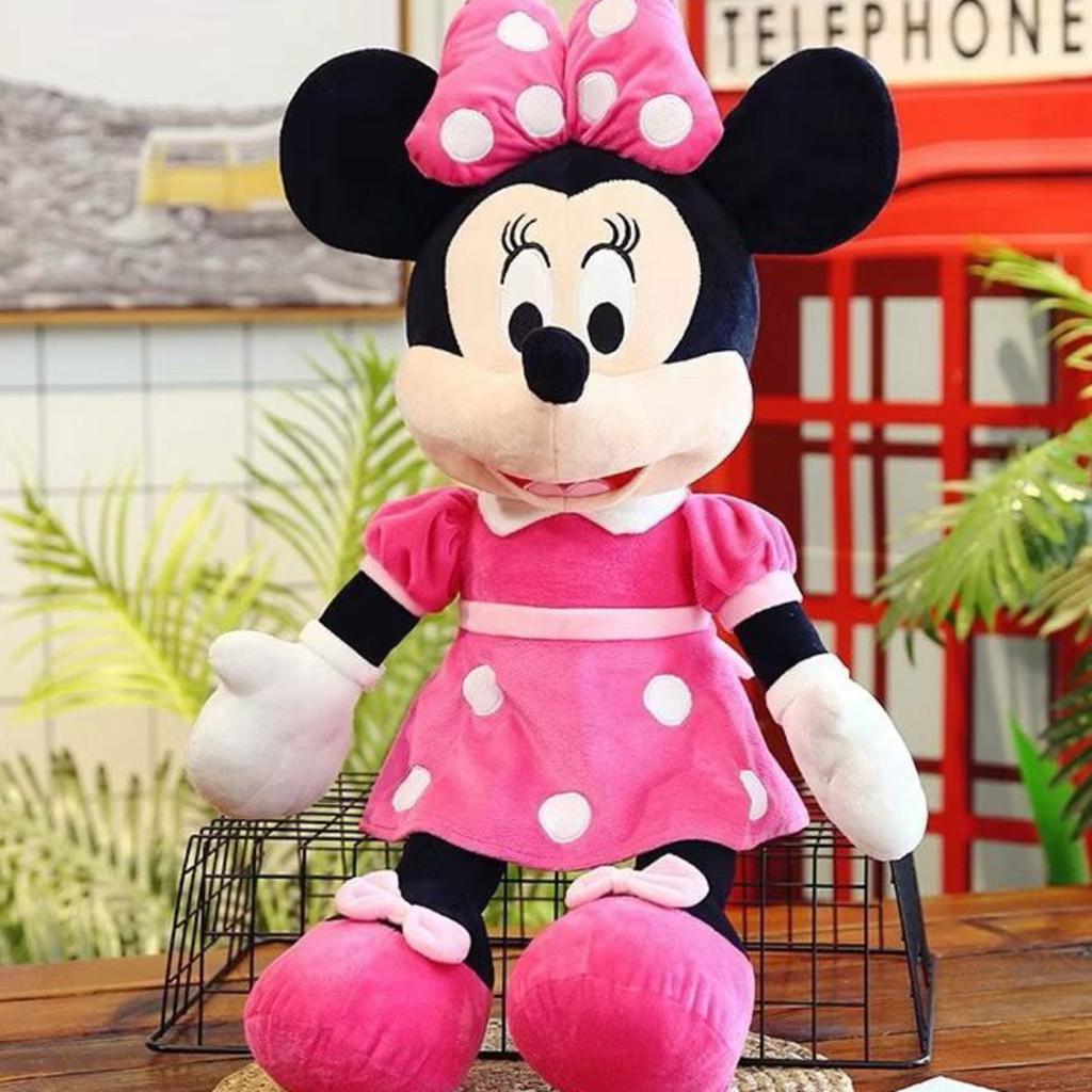 Minnie Rosa Boneca de Pelúcia aproximadamente 40cm – Fofura e Encanto Disney em Oferta na Shopee