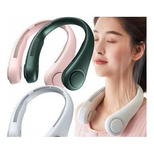 Mini Ventilador De Pescoço Esportivo Portátil Recarregável em Oferta na Shopee
