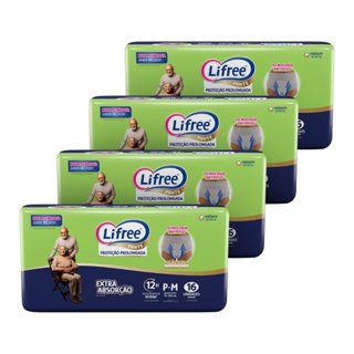 Fralda Descartável Lifree para Adulto Calça Extra Absorção Jumbo em Oferta na Shopee
