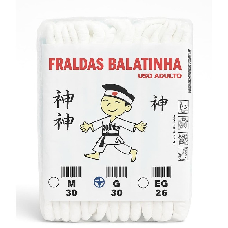 kit 3 Fraldas Segunda Linha Geriátrica Adulto Tam G 90un
