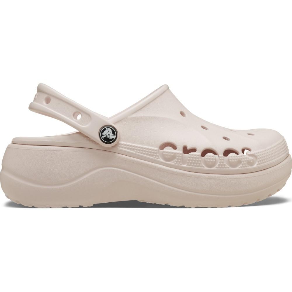 Sandália crocs baya plataform clog barely pink em Oferta na Shopee