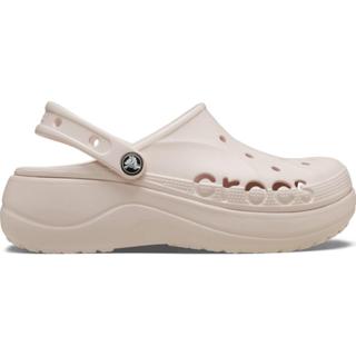 Sandália crocs baya plataform clog barely pink em Oferta na Shopee