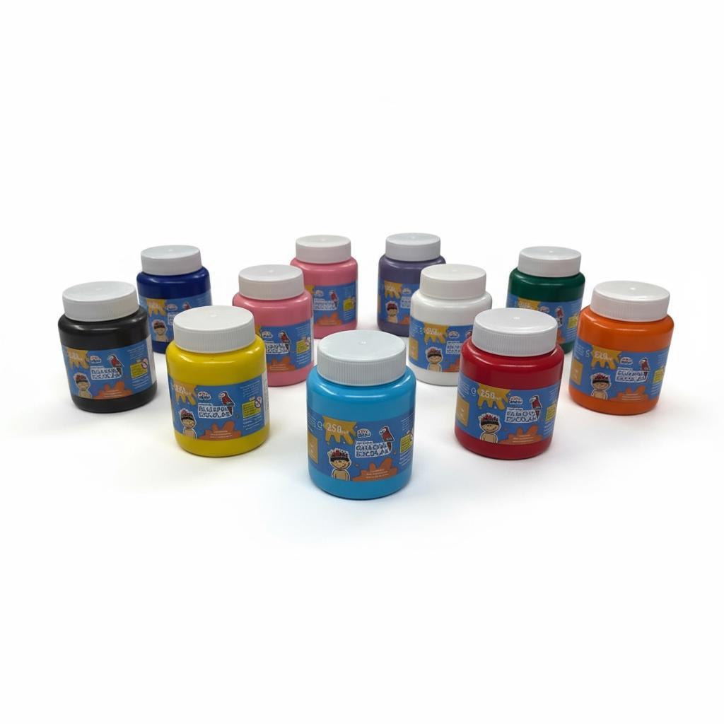 Kit  6/12 Tinta Guache 250ml Escolha sua cor Piratininga em Oferta na Shopee
