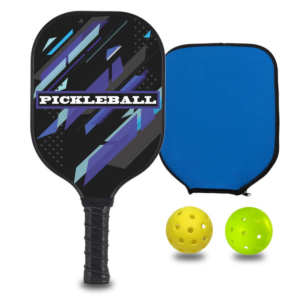 Raquete de pickleball pickleball fibra de vidro Ultra-leve duplo masculino feminino jogo treinamento raquete conjunto pr