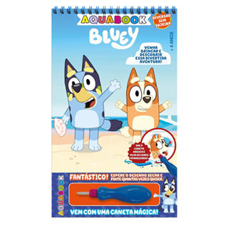 Livro Infantil Aquabook Editora Online Bluey em Oferta na Shopee