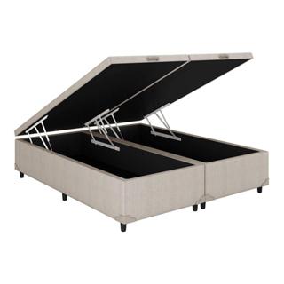Cama Box Baú Queen Universal Courano Clean (158x198x35) - Costa Rica em Oferta na Shopee
