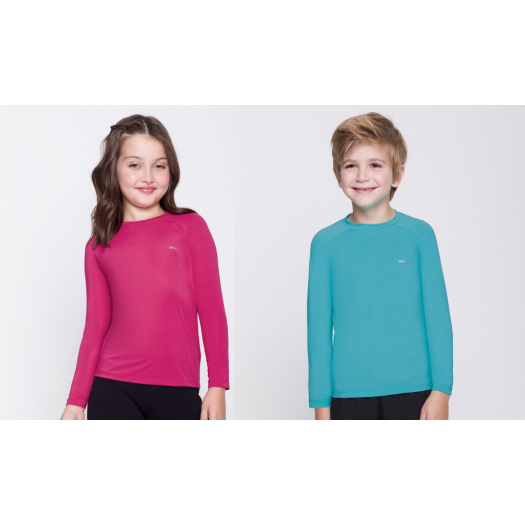 Camiseta Térmica Infantil Proteção Uv 50+ Kids Selene praia