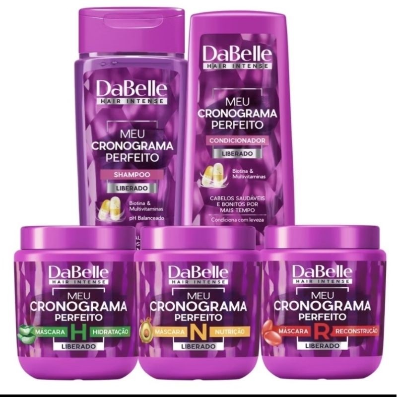 kIT 5 ou 6 ITENS CRONOGRAMA PERFEITO DABELLE ( ESCOLHA O SEU) em Oferta na Shopee