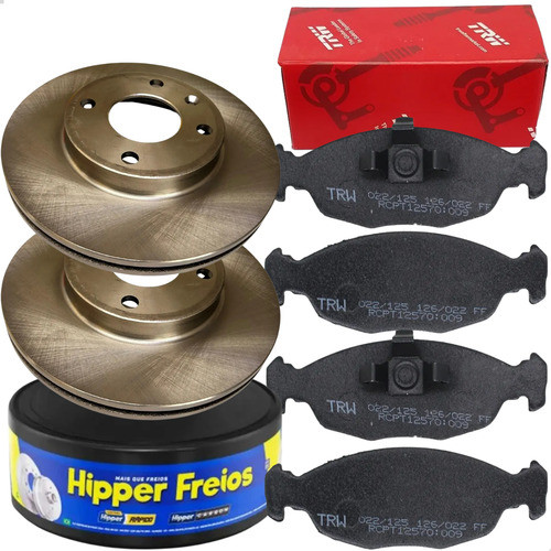 Kit Par Disco E Pastilha De Freio Agile 1.4 8v 2010 A Diante em Oferta na Shopee