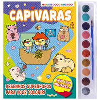 Capivara Livro para Pintar em Oferta na Shopee