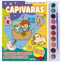 Capivara Livro para Pintar em Oferta na Shopee