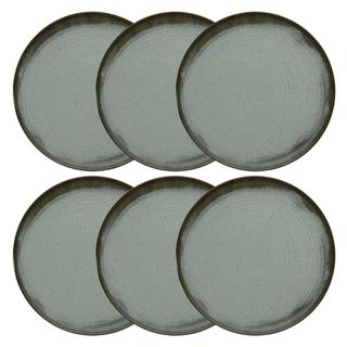 Jogo de 6 Pratos Rasos 26 Cm Oxford Flat Pacífico em Oferta na Shopee