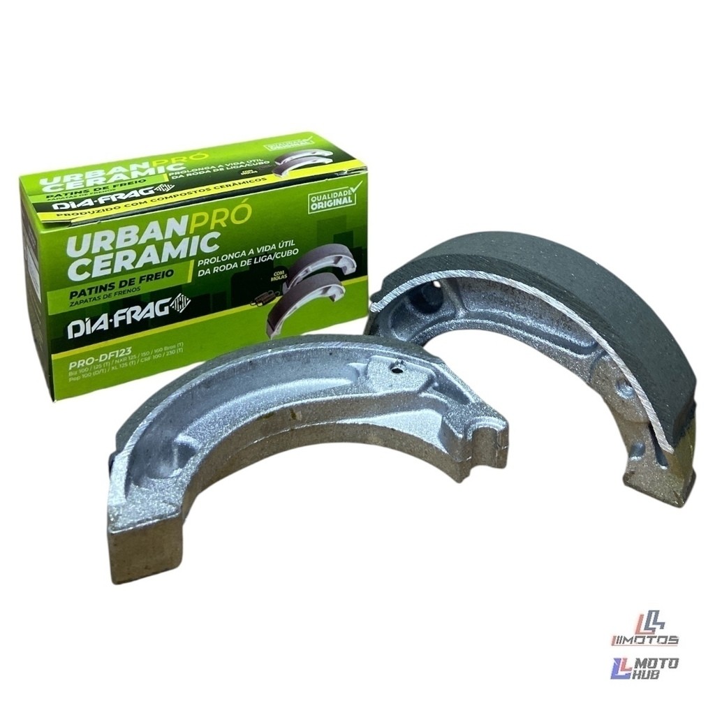 Patin De Freio Biz / Nxr125 / Nxr150 / Xl125 C/ Mola Pro-Df123 Diafrag