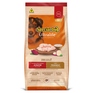 Ração Special Dog Ultralife Junior Cães Filhotes 3kg Raças Médias e Grandes Sabor Frango, Batata-Doce, Beterraba e Arroz em Oferta na Shopee