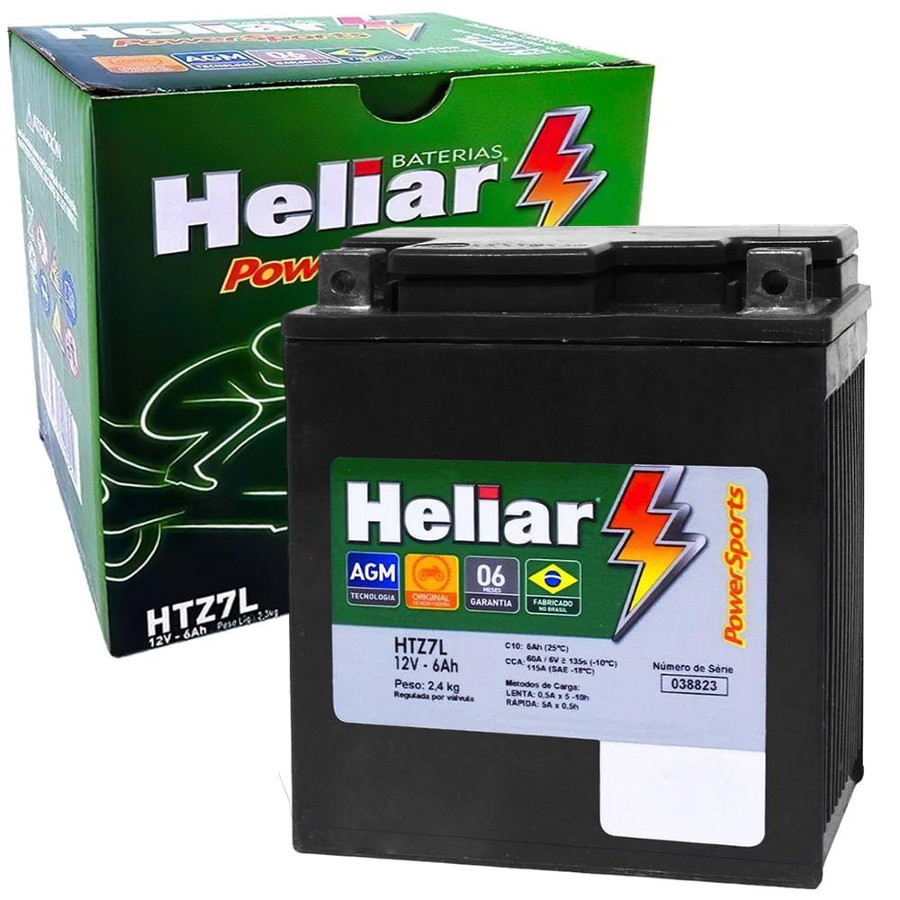 Bateria Yamaha YS 250 Fazer PowerSports Selada 6Ah 12V em Oferta na Shopee