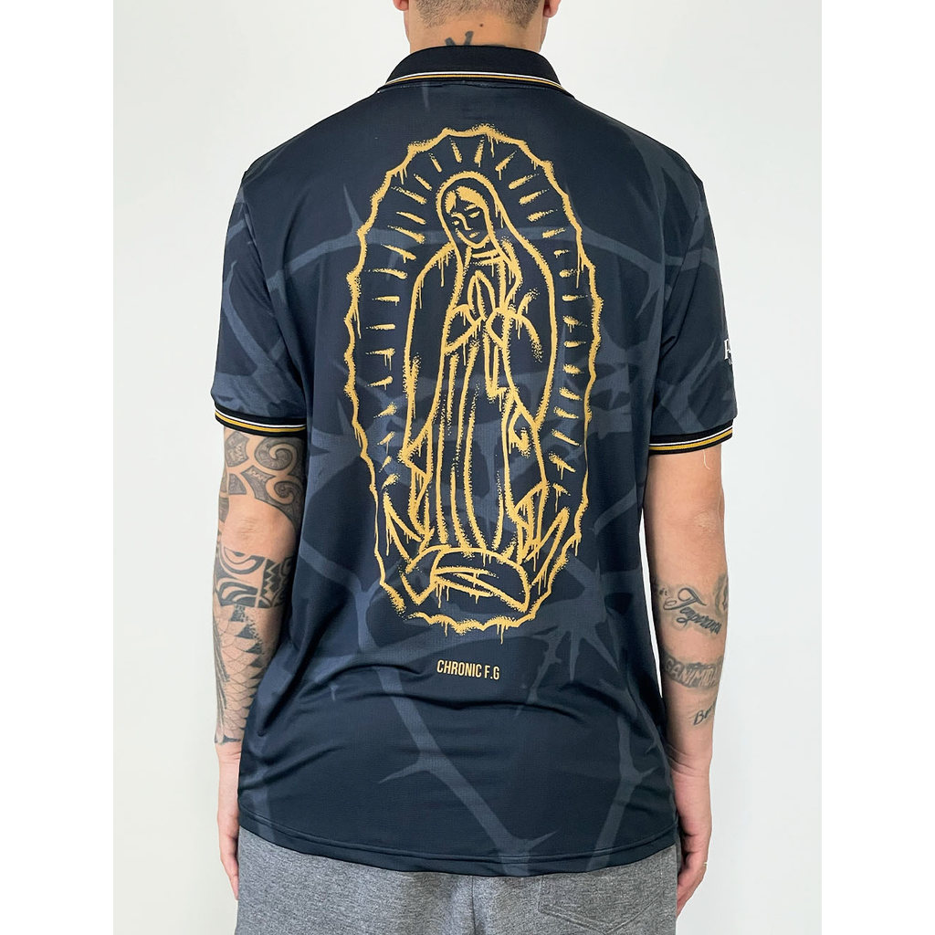 Camiseta Chronic de Time Guadalupe Ink - Cinza