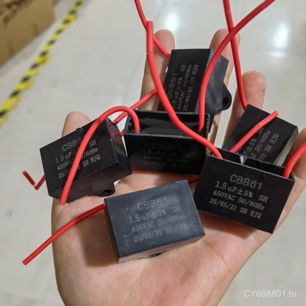 Capacitor de Ventilador Oscilante Universal Ventilador de Parede Ventilador de Mesa Ventilador de Chão Motor Capacitor d