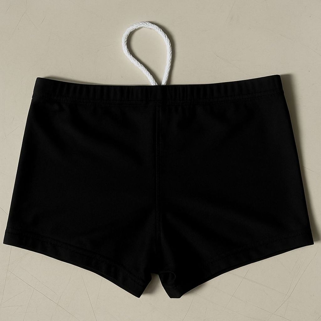 Sungas de Praia Boxe Promoção Verão Proteção UV C/ Ajuste Preta Liso Conforto em Oferta na Shopee