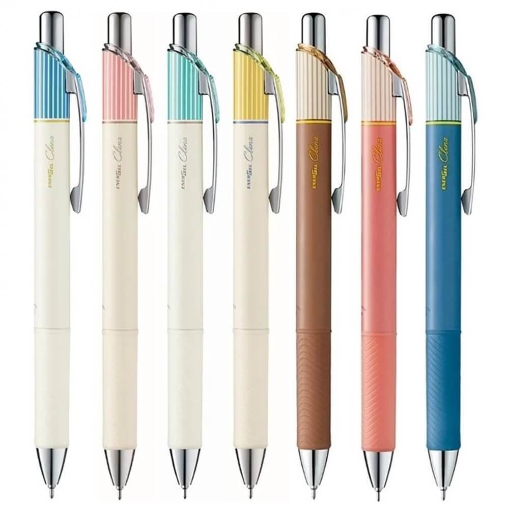 Caneta Energel Clena Retratil 0.5mm BLN75L - Pentel em Oferta na Shopee