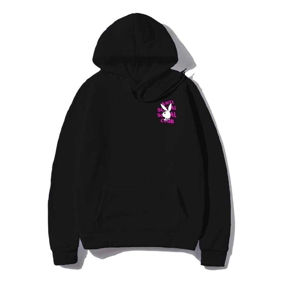 Blusa De Frio Moletom Playboy Anti Social Social Club