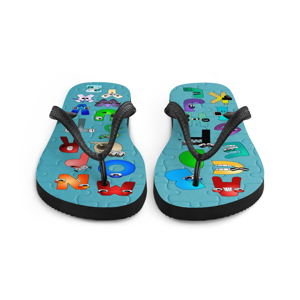 Chinelo Alfabeto Lore Autismo Personalizado Infantil Adulto