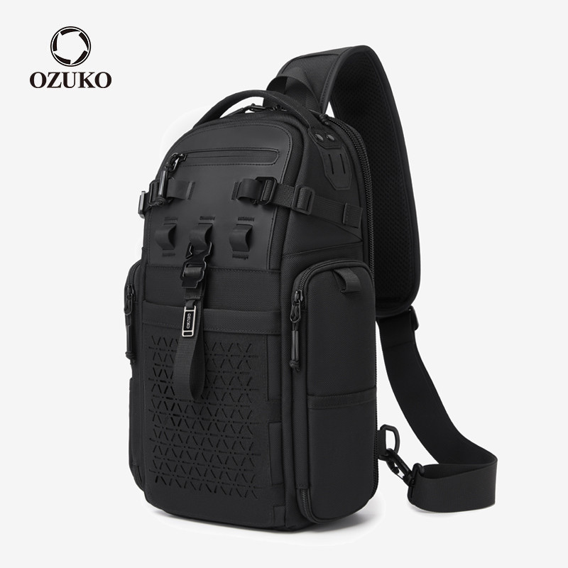 OZUKO Bolsa De Ombro Masculina De Grande Capacidade Ao Ar Livre Anti-Roubo Waterpoof Crossbody Sling Bags em Oferta na Shopee