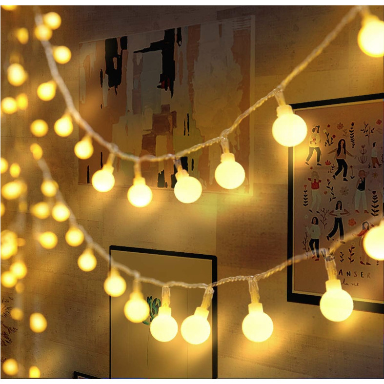 Cordão Luminária Fio C/ 20 LEDS 3 Metros Para Decoração 30916 em Oferta na Shopee