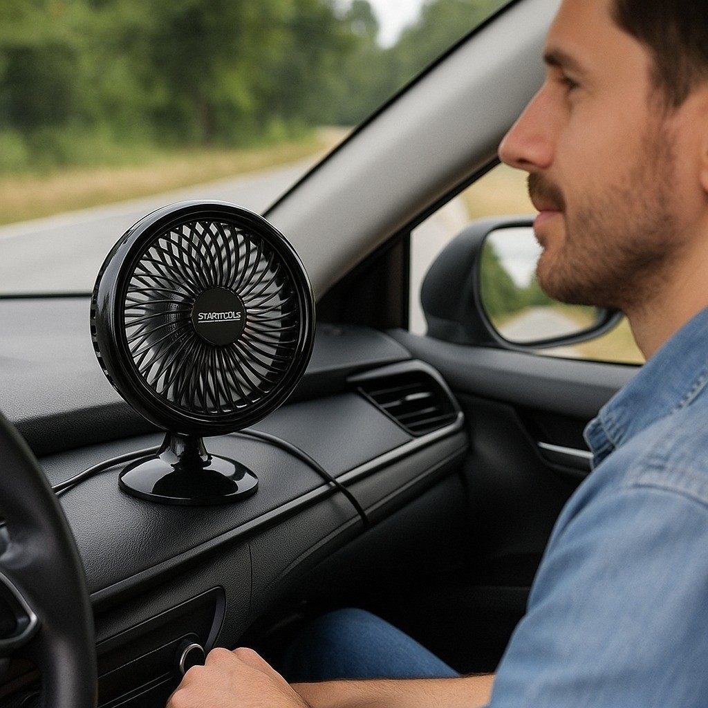 Mini Ventilador USB Preto Refresca Aparelho Calor Viagem Climatizador Pequeno Eletrodoméstico