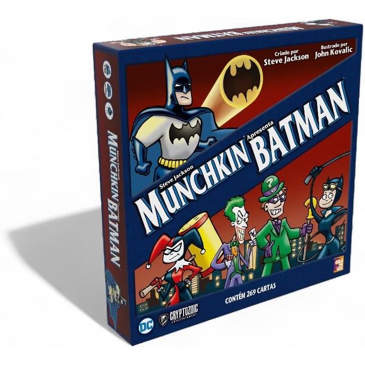 Tabuleiro Estratégia Munchkin Batman Competitivo Divertido