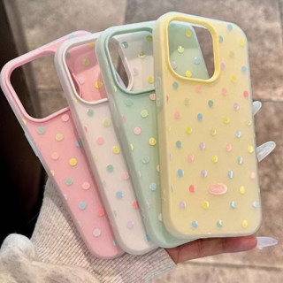 Colorido Bonito Bolinhas 2-Em-1 Geléia Caso Para Galaxy S25 S24 S23 S22 Ultra Plus S20 S21 S24 FE Capa Traseira em Oferta na Shopee