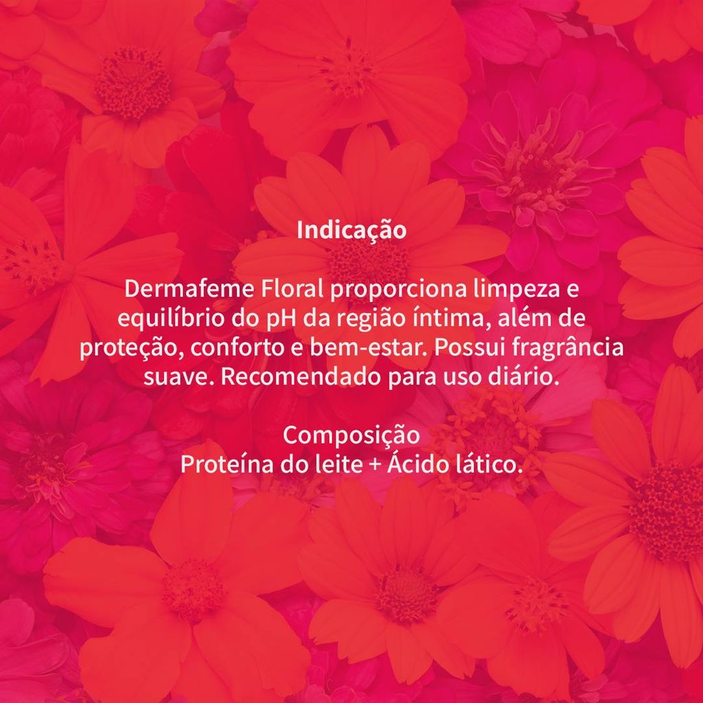 Dermafeme Floral Sabonete Intimo Kit 200ml Cada - Cimed — imagem 2 de 2
