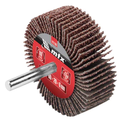 RODA DE LIXA COM HASTE PARA FURADEIRA, GRAO 40, 60 X 20 X 6MM, 1PC // MTX