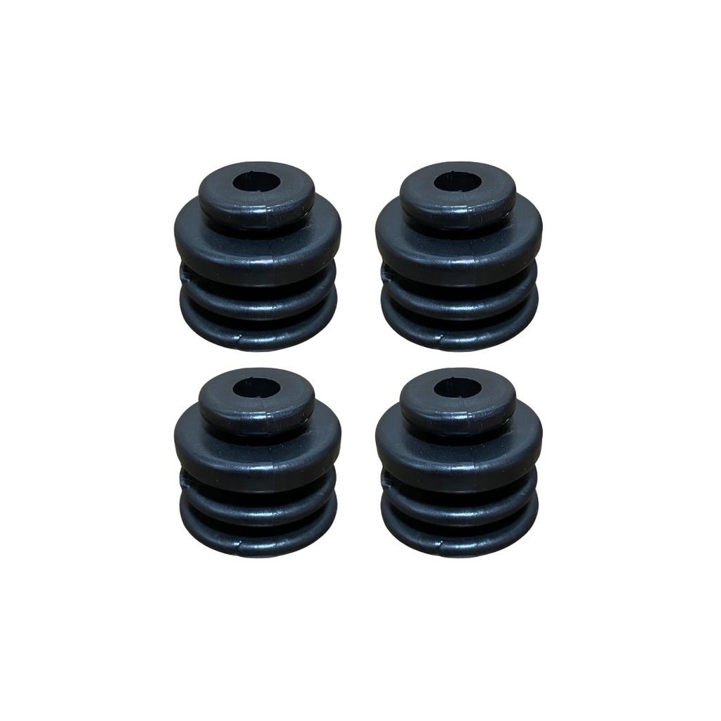 Coxim Amortecedor Compressor Ar Condicionado Kit Com 4