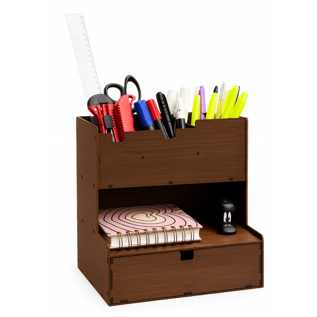 Porta Caneta Escritório Madeira: Onde Comprar | BuscaProdutos