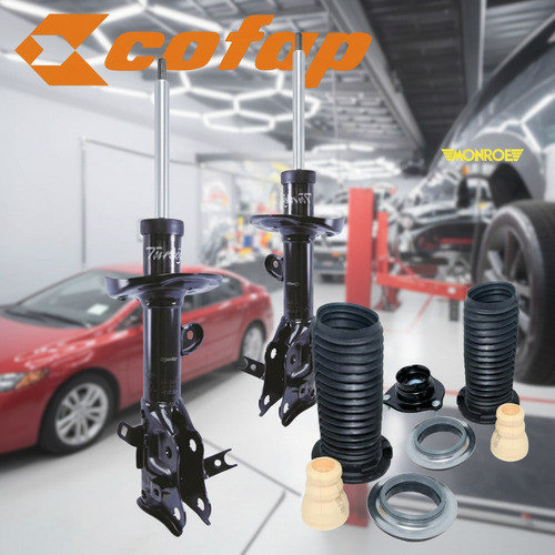 Kit Amortecedor Dianteiro Original Cofap Batente Axios Civic G9 1.8 16V 2012 2013 2014 2015 2016