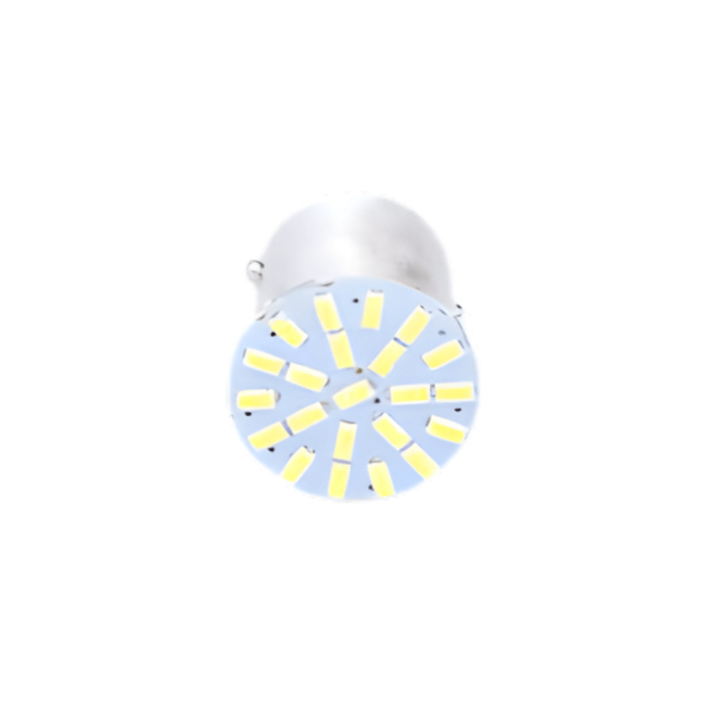 Lâmpada LED branca ré/traseira/freio 67 Ba15S-3014-22SMD 1 Polo 12v 6.000K Tarponn - TP-5320 em Oferta na Shopee