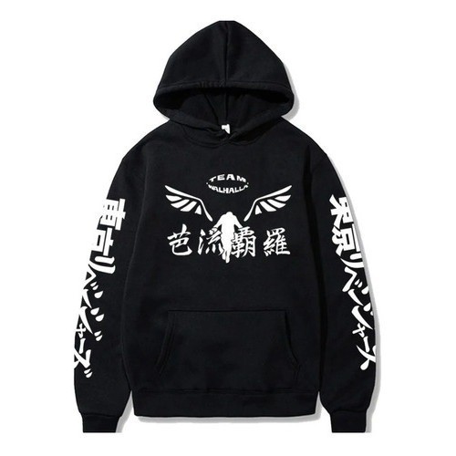 Blusa De Moletom Anime Tokyo Revengers Team Valhalla Faixas Otako