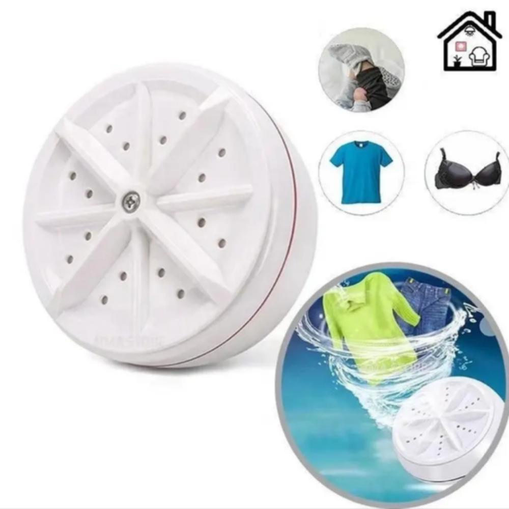 LAVADORA MINI PORTATIL USB PARA BALDE BACIA LAVA ROUPAS PANOS TOALHAS LOUCAS COMPACTA ECONOMICA VIAGEM CASA