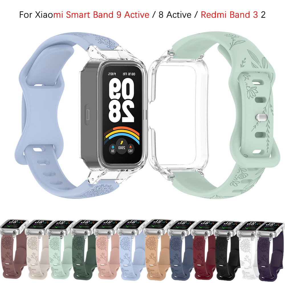 Pulseira De silicone Com Padrão De Dente De Leão Capa Para Xiaomi Smart Band 9 A
