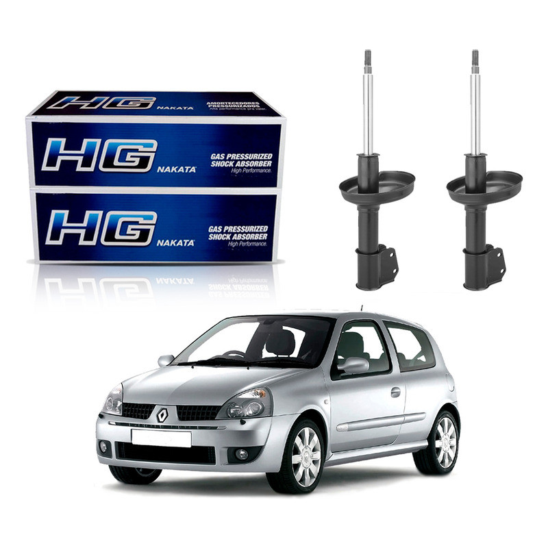 Par Amortecedor Dianteiro Clio 1.0 2000 A 2011