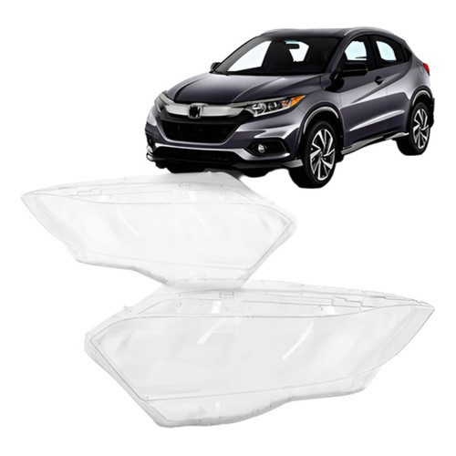 Par Lente Farol Dianteiro Para Honda Hrv 2019 2020 2021