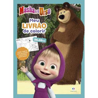 Masha e o Urso | Meu livrão de colorir | Livro Tapete em Oferta na Shopee